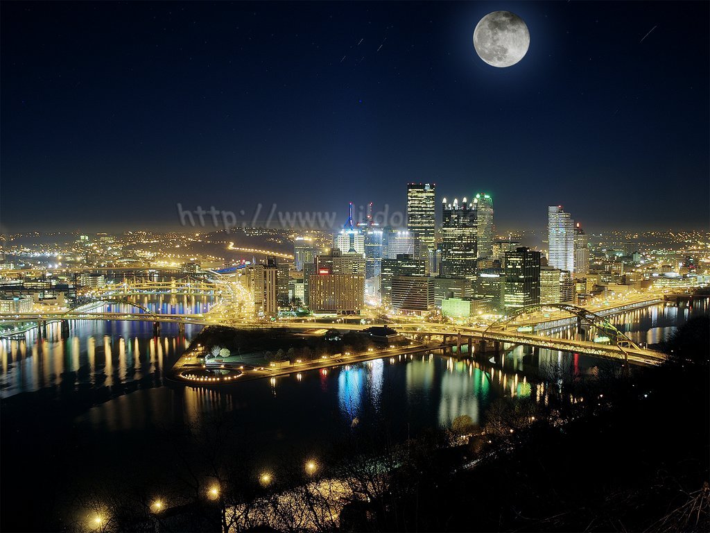 Pittsburgh At Night HDr