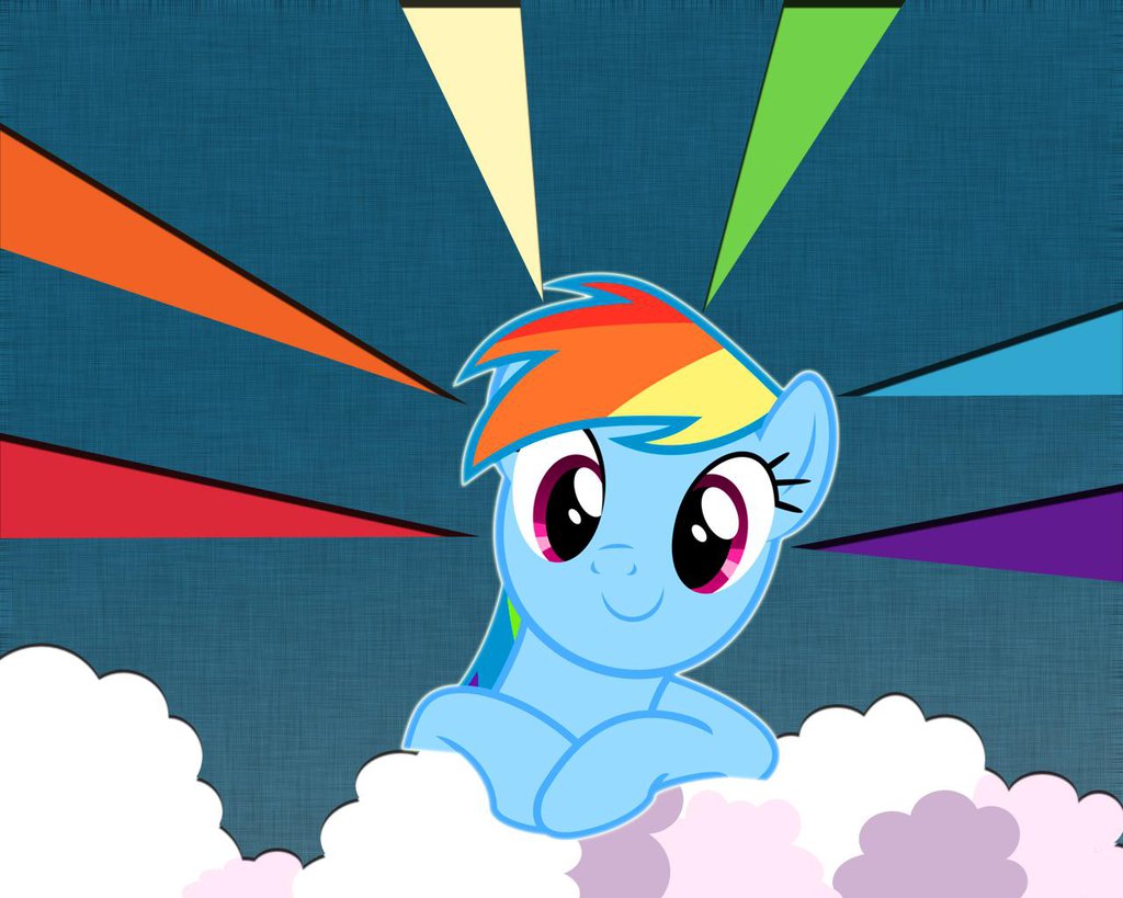 My Little Pony Rainbow Dash Wallpaper By Thedoctorspy On