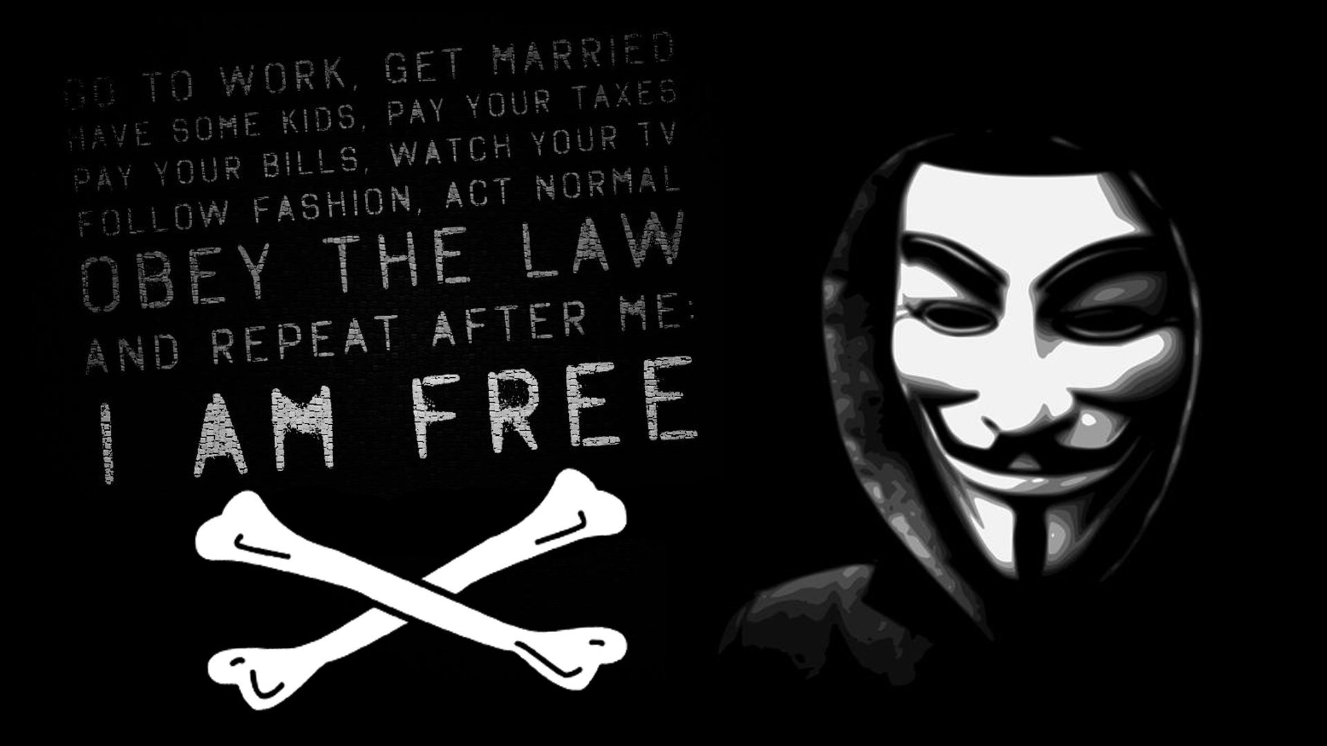 Anonymous Wallpaper HD Res