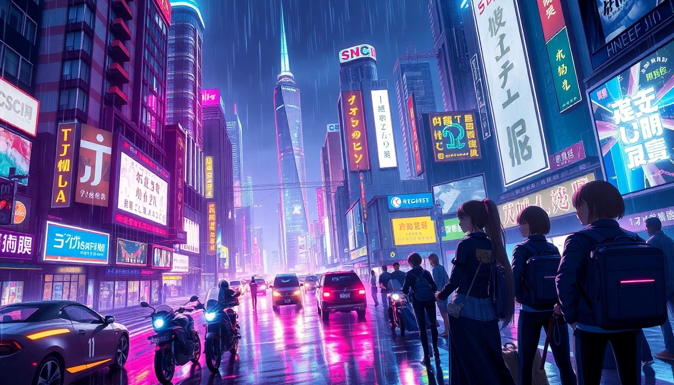 Cyberpunk Anime Wallpaper