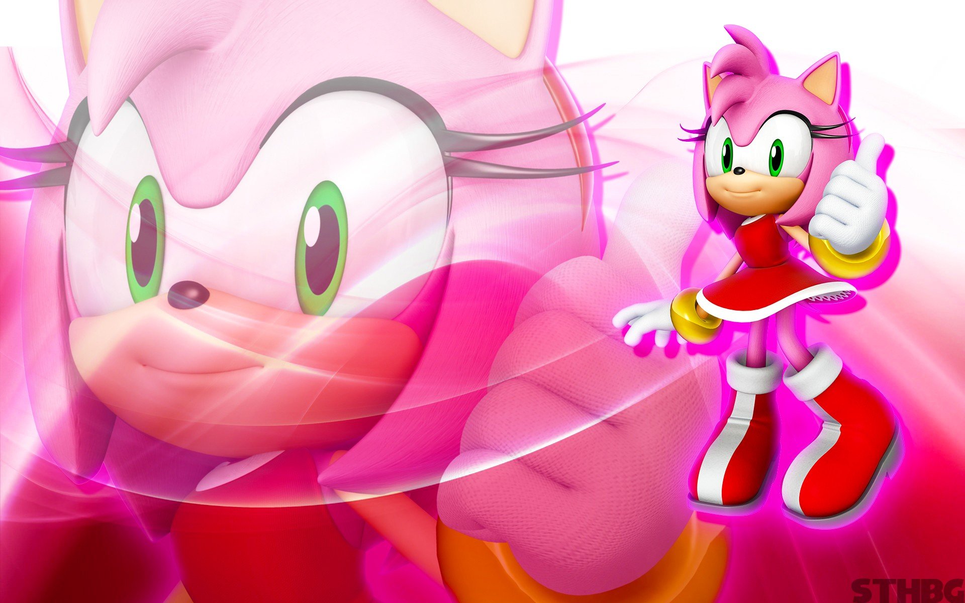 The Hedgehog Video Games Amy Rose Game Characters Sonic Team Wallpaper