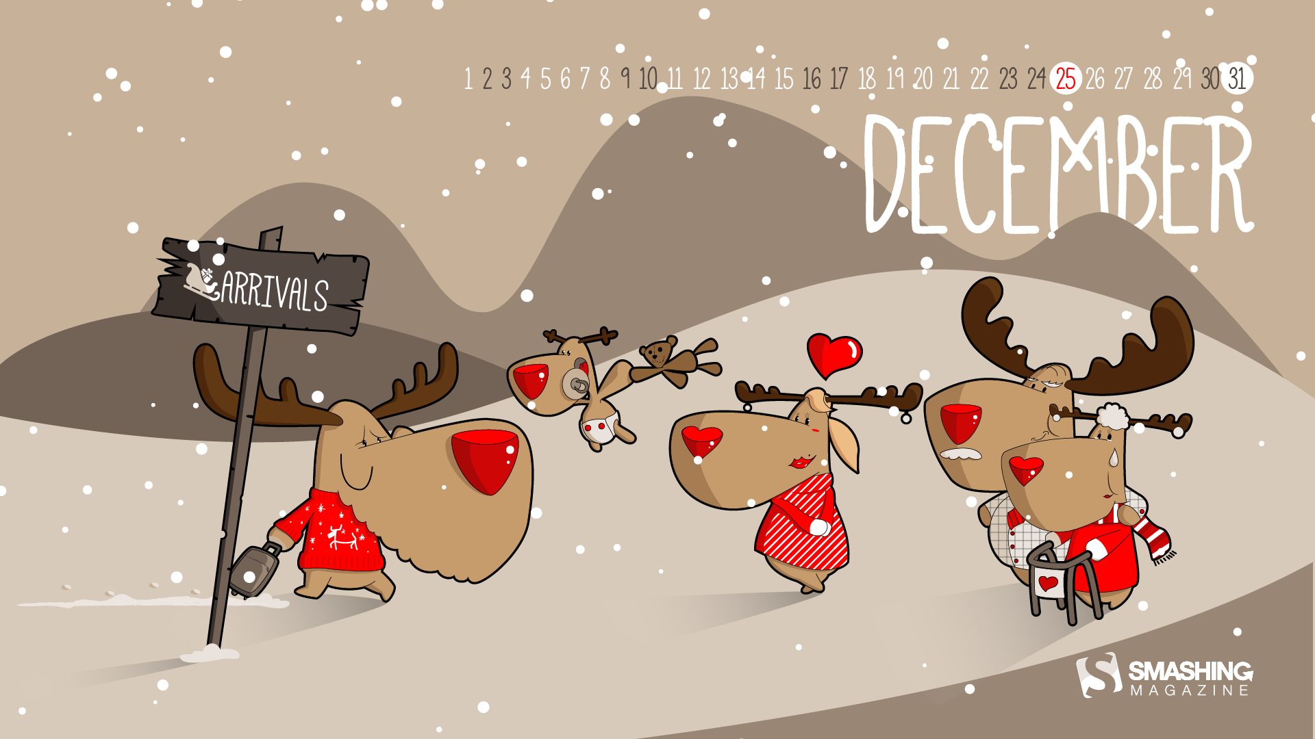 Cheerful Wallpaper To Deck Your December Desktop Edition