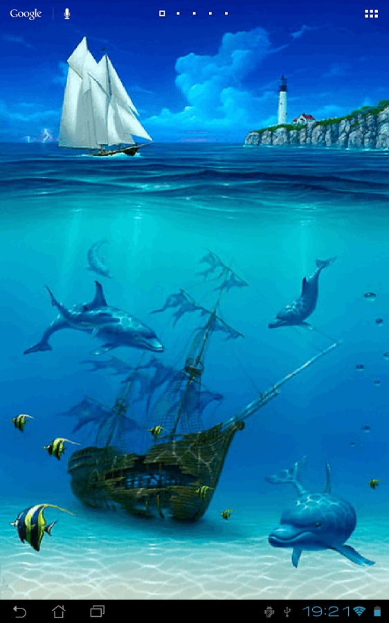 Underwater Sea Live Wallpaper Screenshot