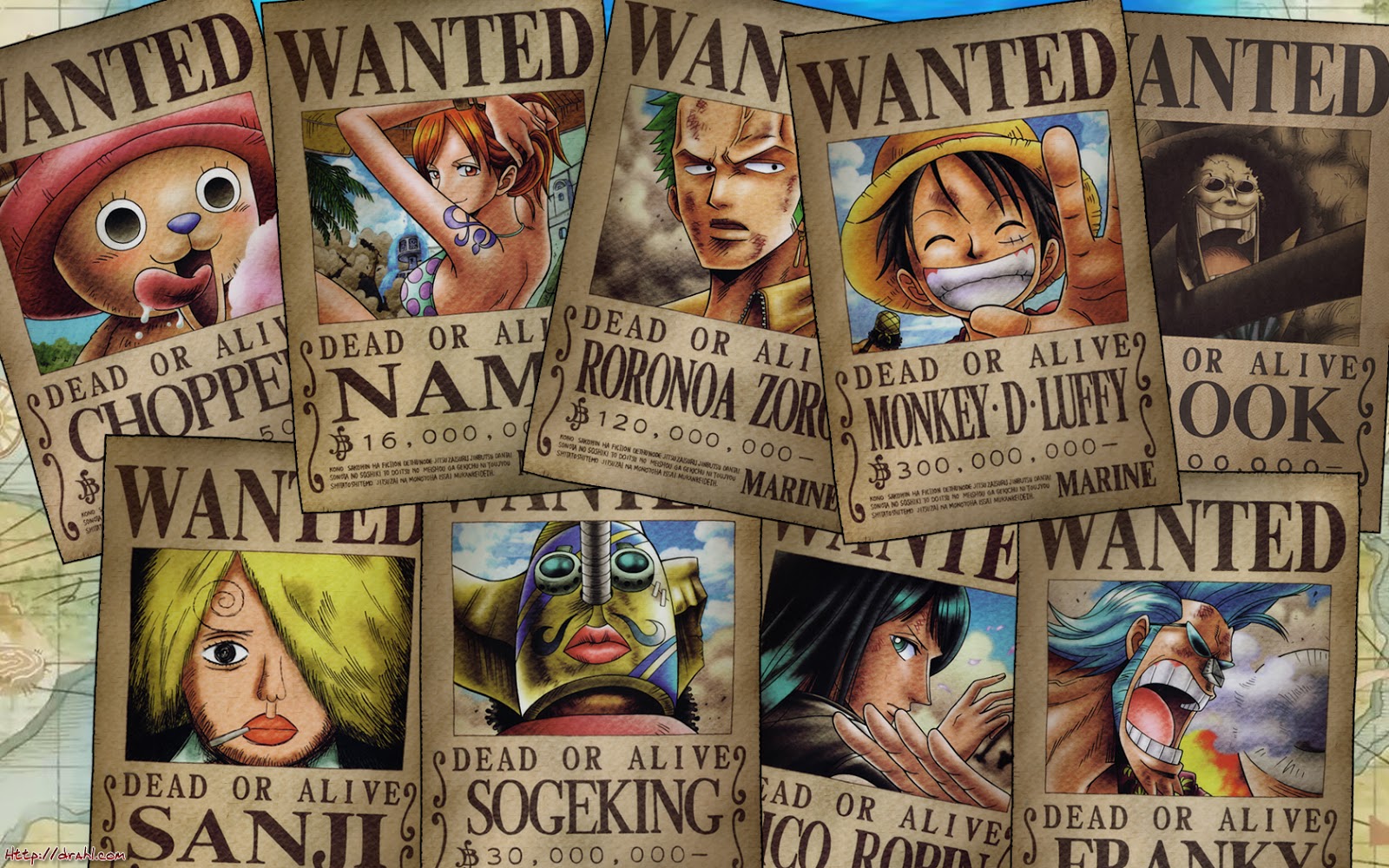 Straw Hat Pirate Wanted Poster Your Daily Anime Wallpaper And Fan