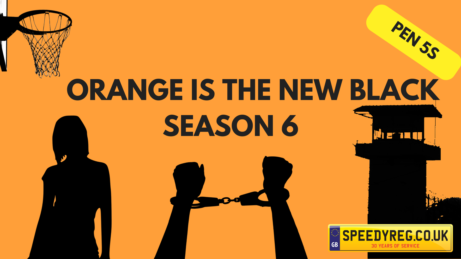 Orange Is The New Black Season 6 on Netflix OITNB Number Plates