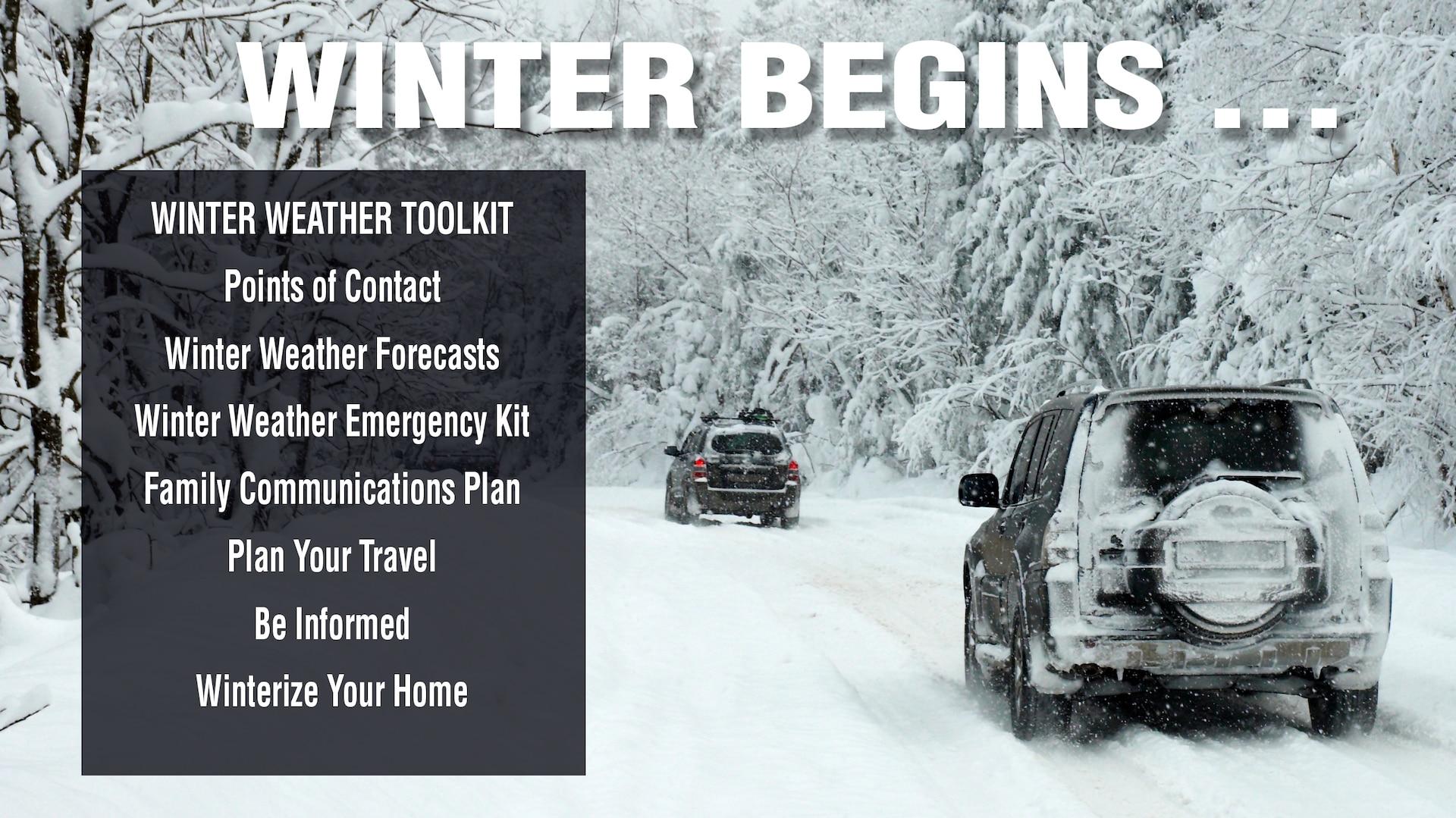 Winter Weather Tips Defense Logistics Agency News Article