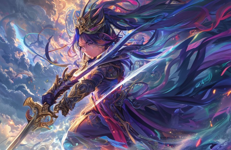 Anime Girl Warrior Wallpaper