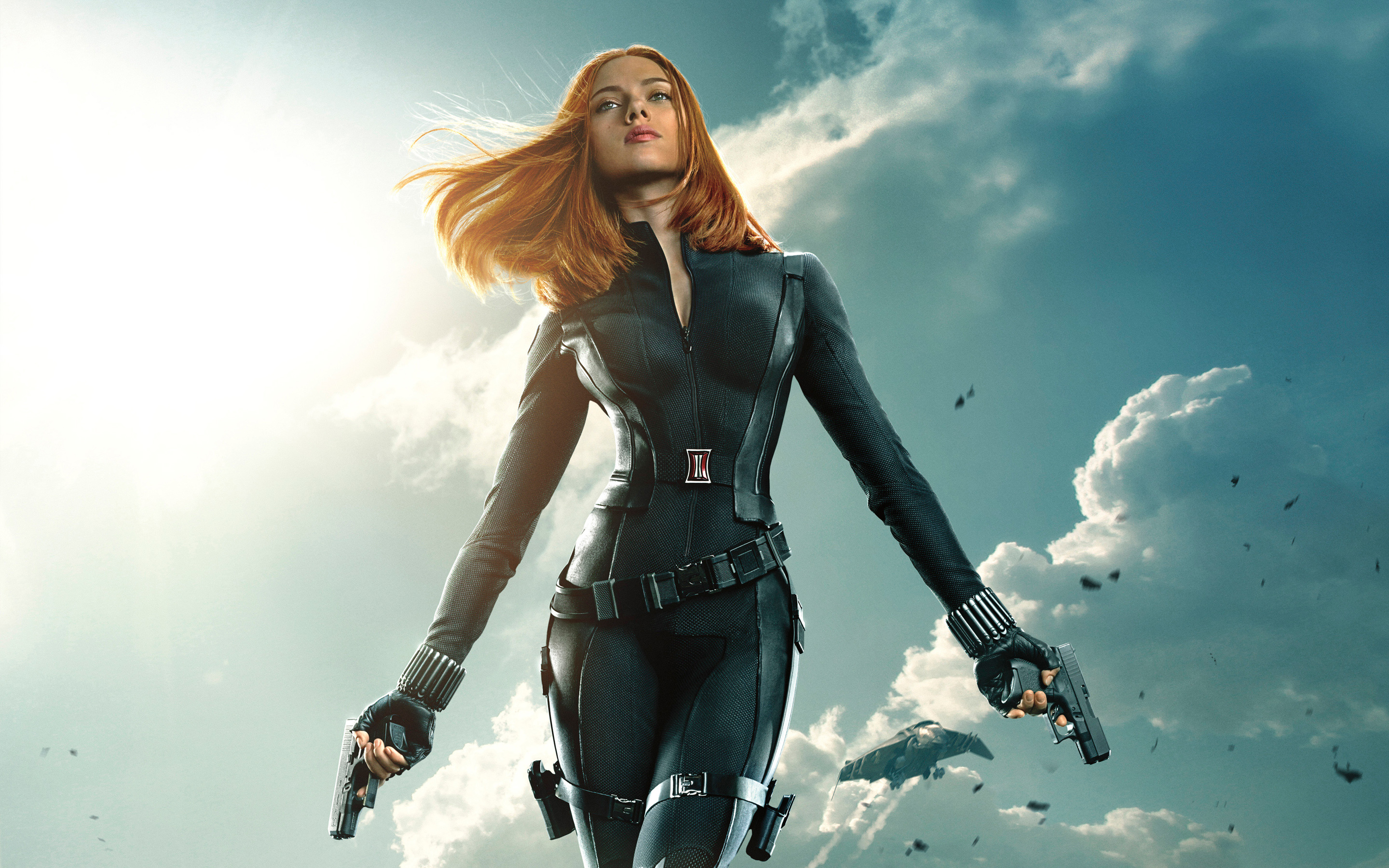 Black Widow Captain America The Winter Soldier Wallpaper HD