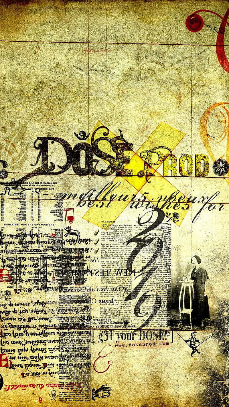 Vintage Newspaper Wallpaper