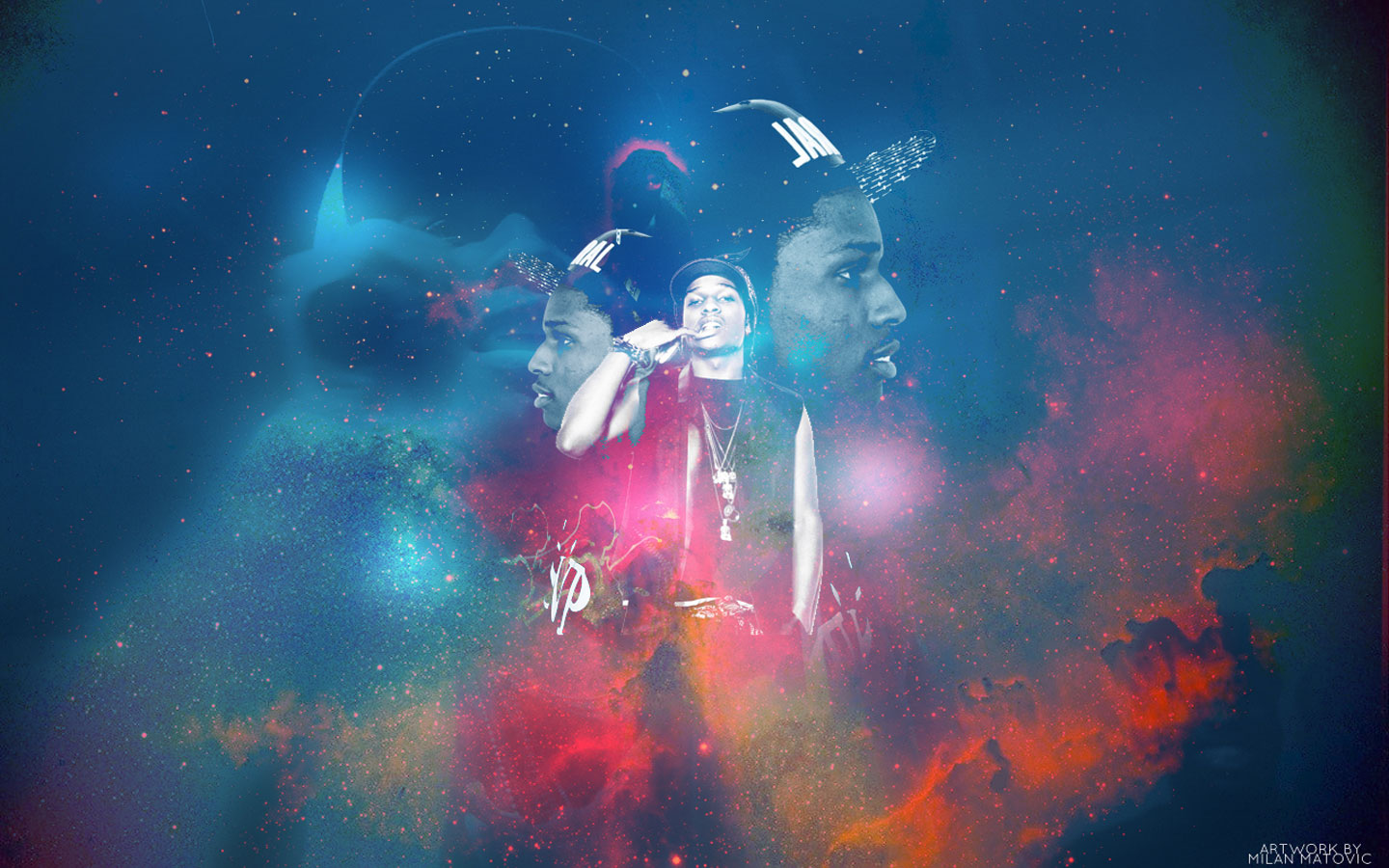 ASAP Rocky Outerspace Rap Wallpapers
