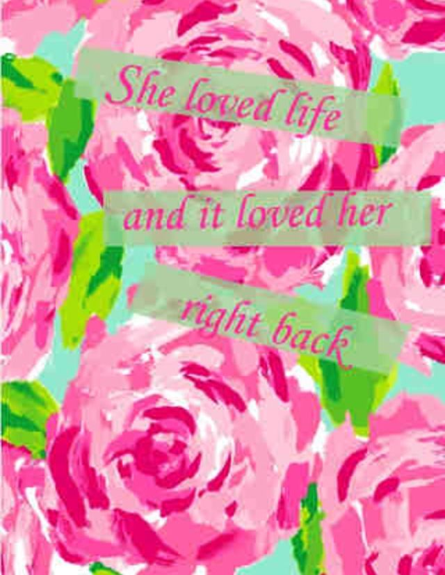 Lilly Pulitzer Quotes Wallpaper