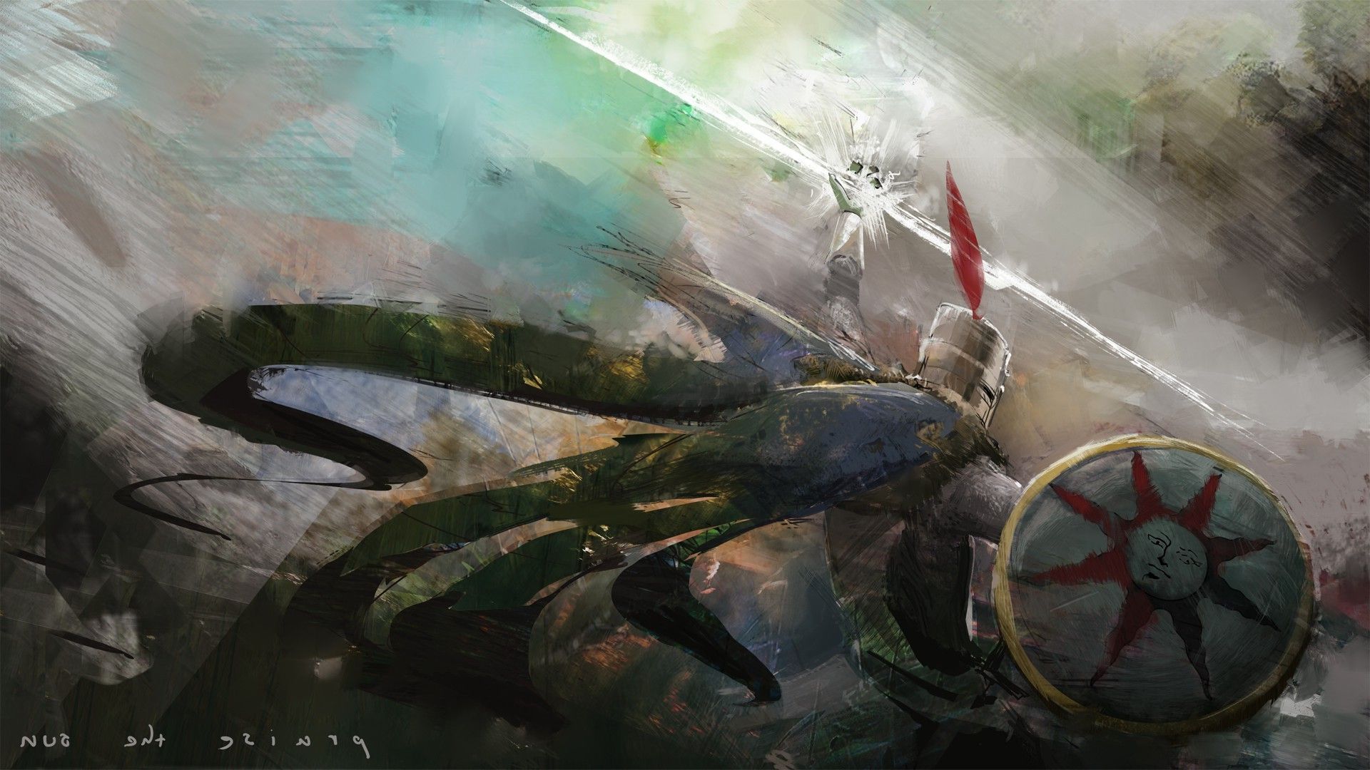 Solaire Wallpaper Top Background