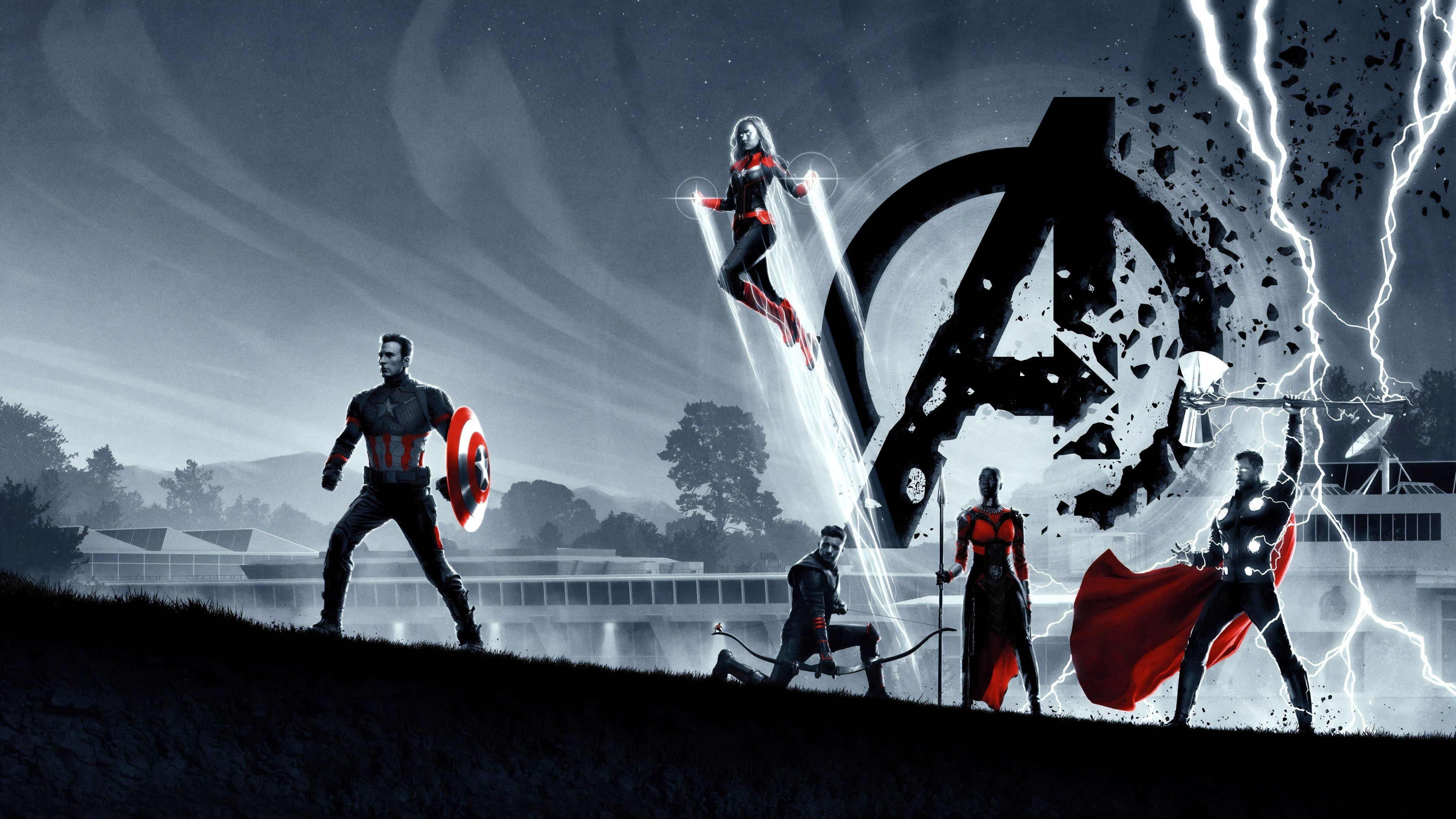 Avengers Endgame 4k Movies Wallpaper HD Hawkeye
