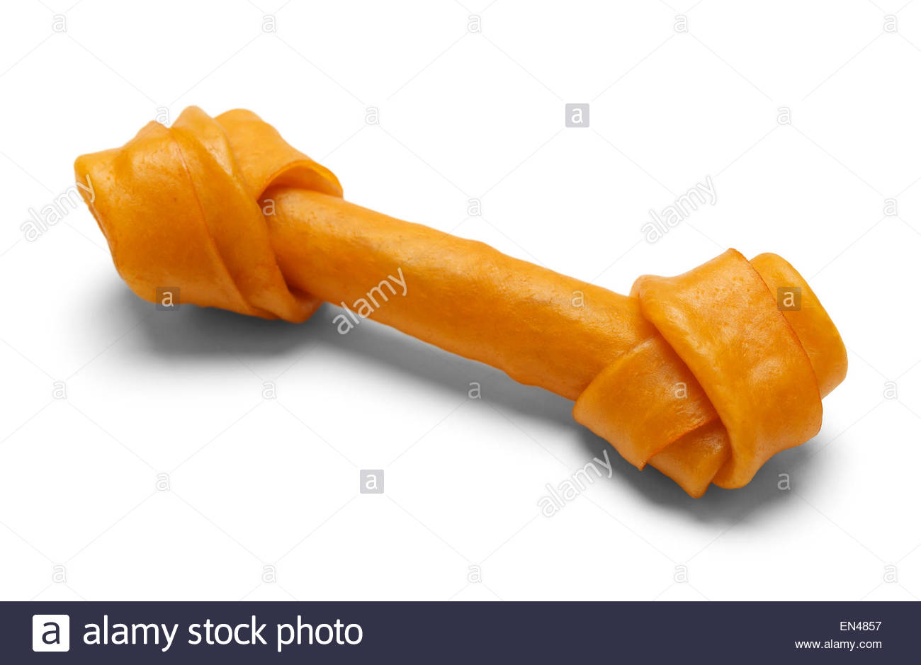 🔥 Free download Rawhide Dog Chew Bone Isolated on White Background