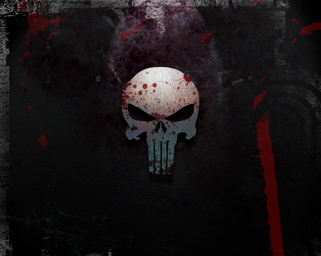The Punisher Grungy by Juanjolopezv 1280x1024