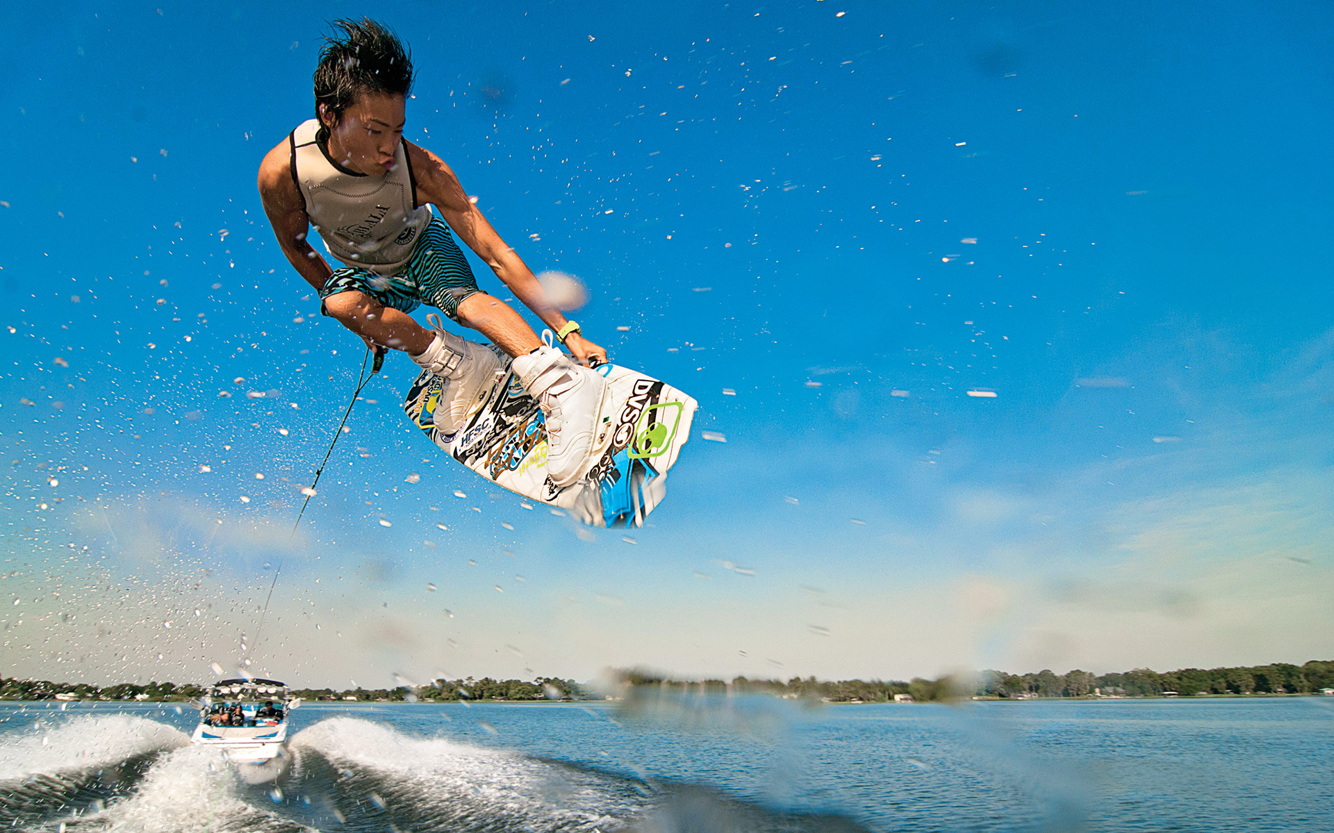 Wakeboarding Jump HD Wallpaper Background Image Id