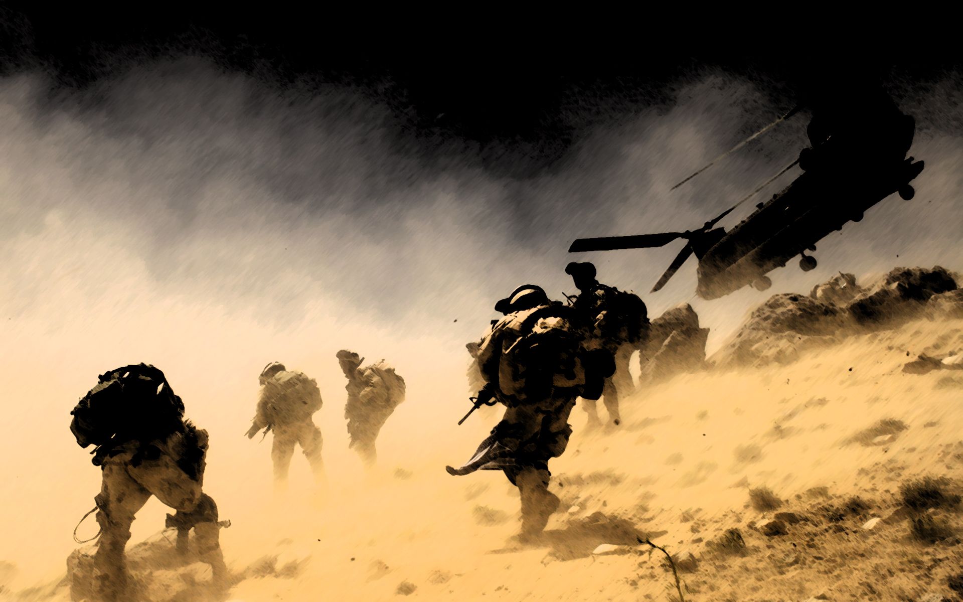 Military Soldiers Operation Wallpaper