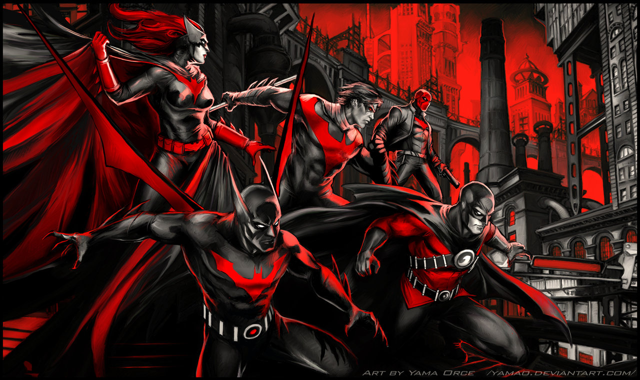Gotham In Red By Yamaorce