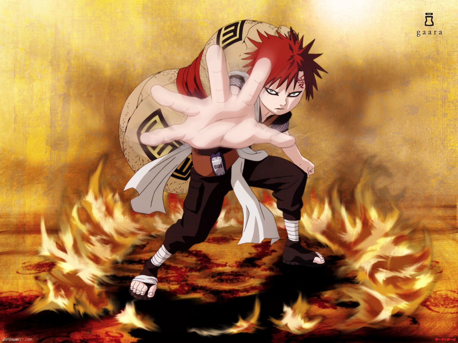 Gaara Anime Wallpaper Naruto Manga