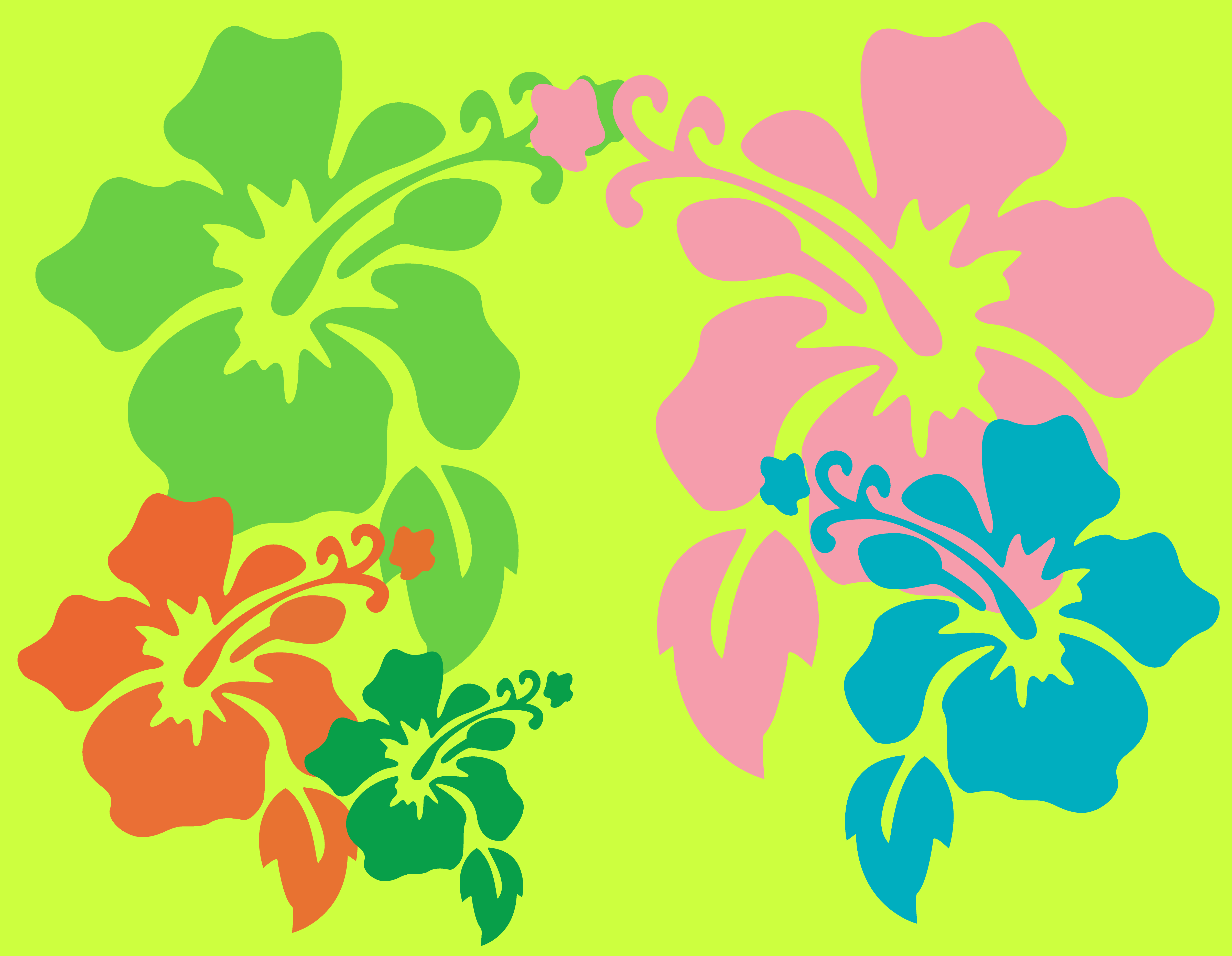Hawaiian Flower Wallpaper By Dtgraphicsandprints