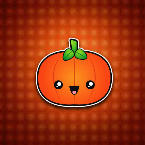 Halloween Super Cute Awesome Pumpkin Jpg