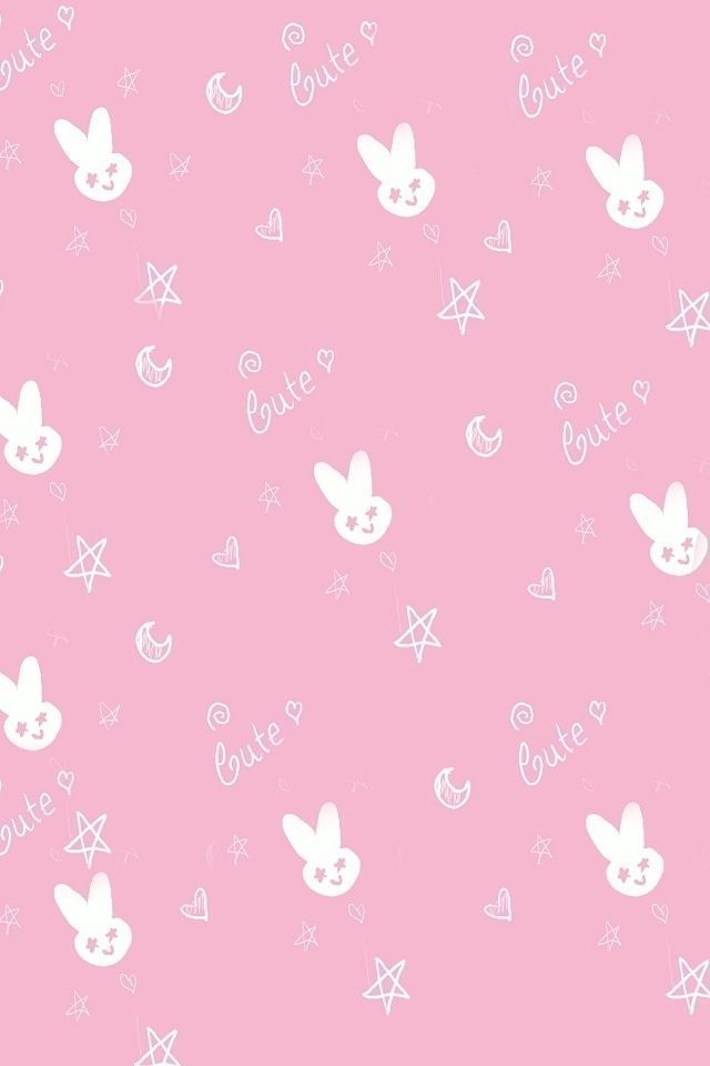 cute many white rabbit animal seamless pattern pink object wallpaper with  design light pink 8424505 Vector Art at Vecteezy