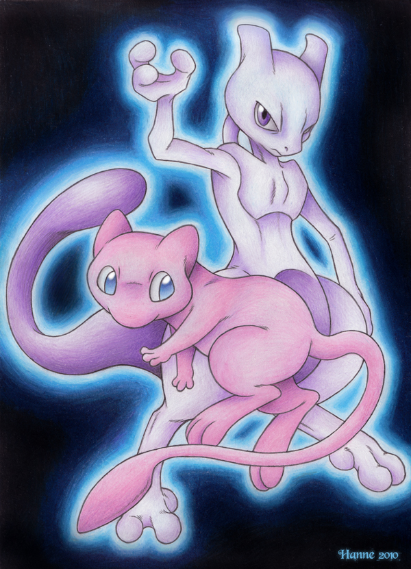 Pokemon Mew And Mewtwo Wallpaper Image Pictures Becuo