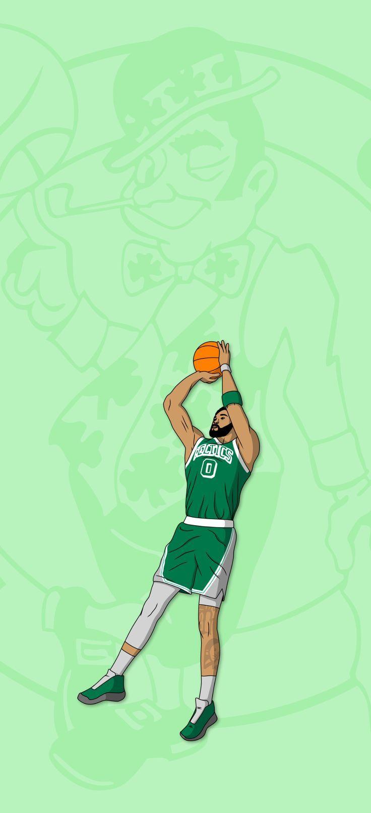 Jayson Tatum Boston Celtics Basketball By Sportsign
