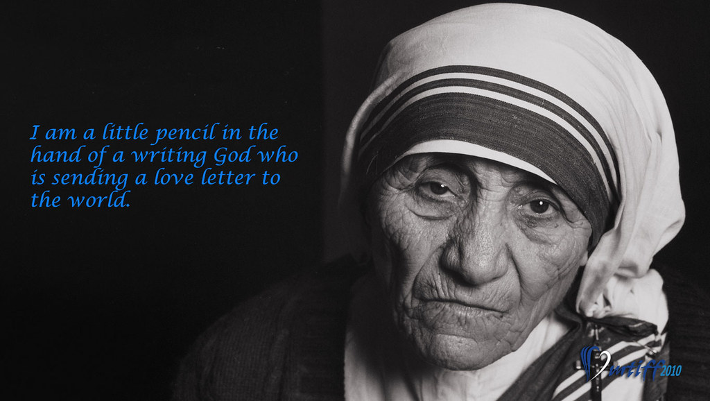 Mother Teresa Wallpaper Quote Fred Miller