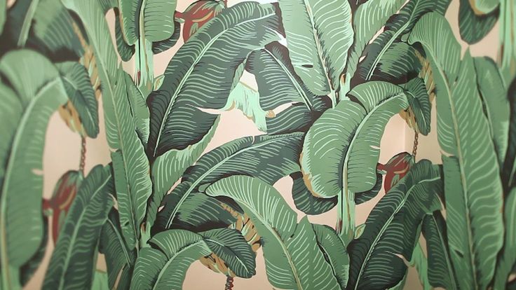 Leaf Wallpaper This Beverly Hills Hotel Palm Tree Print Is