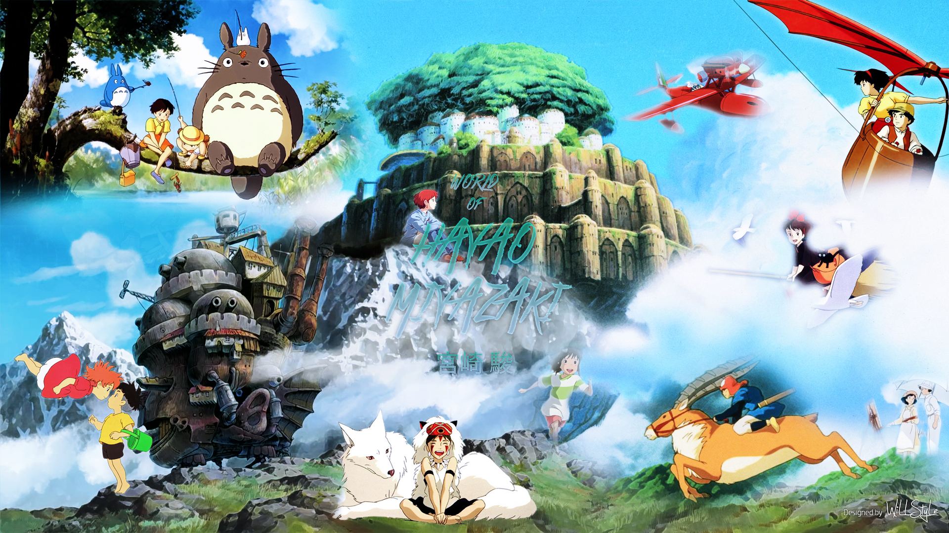 Hayao Miyazaki Background Wallpaper Wallpaperin4k