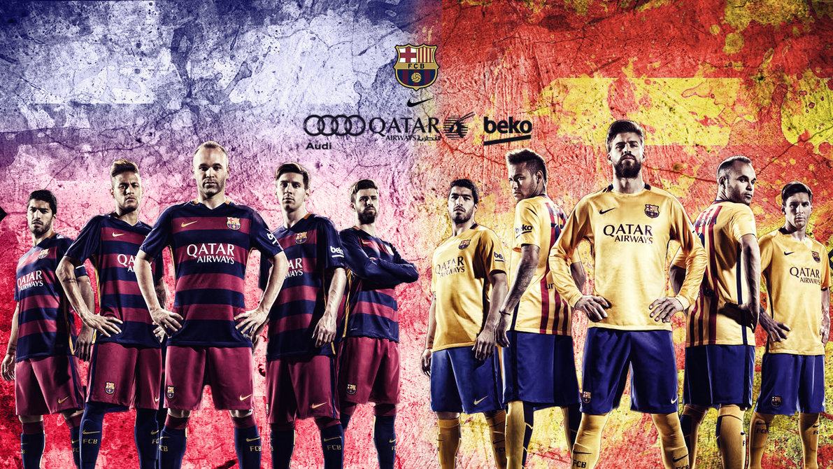 FC Barcelona 20152016 Wallpaper by RakaGFX on