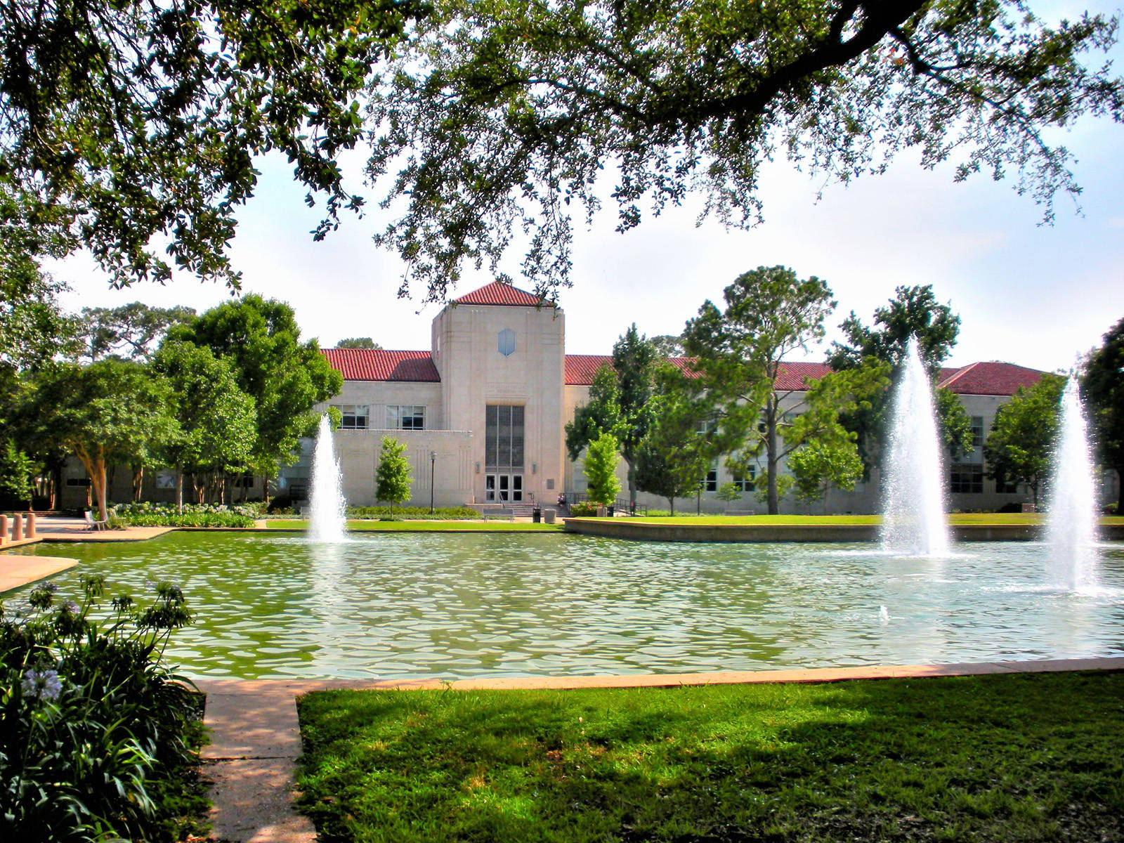 Campus Of The University Houston City Wallpaper