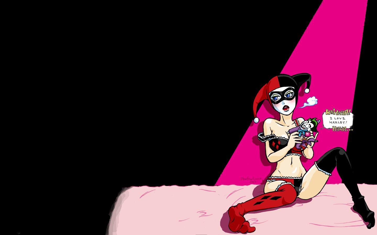 Harley Quinn With Resolutions Pixel