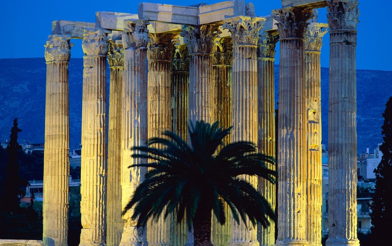 Temple Of Olympian Zeus Greece Wallpaper