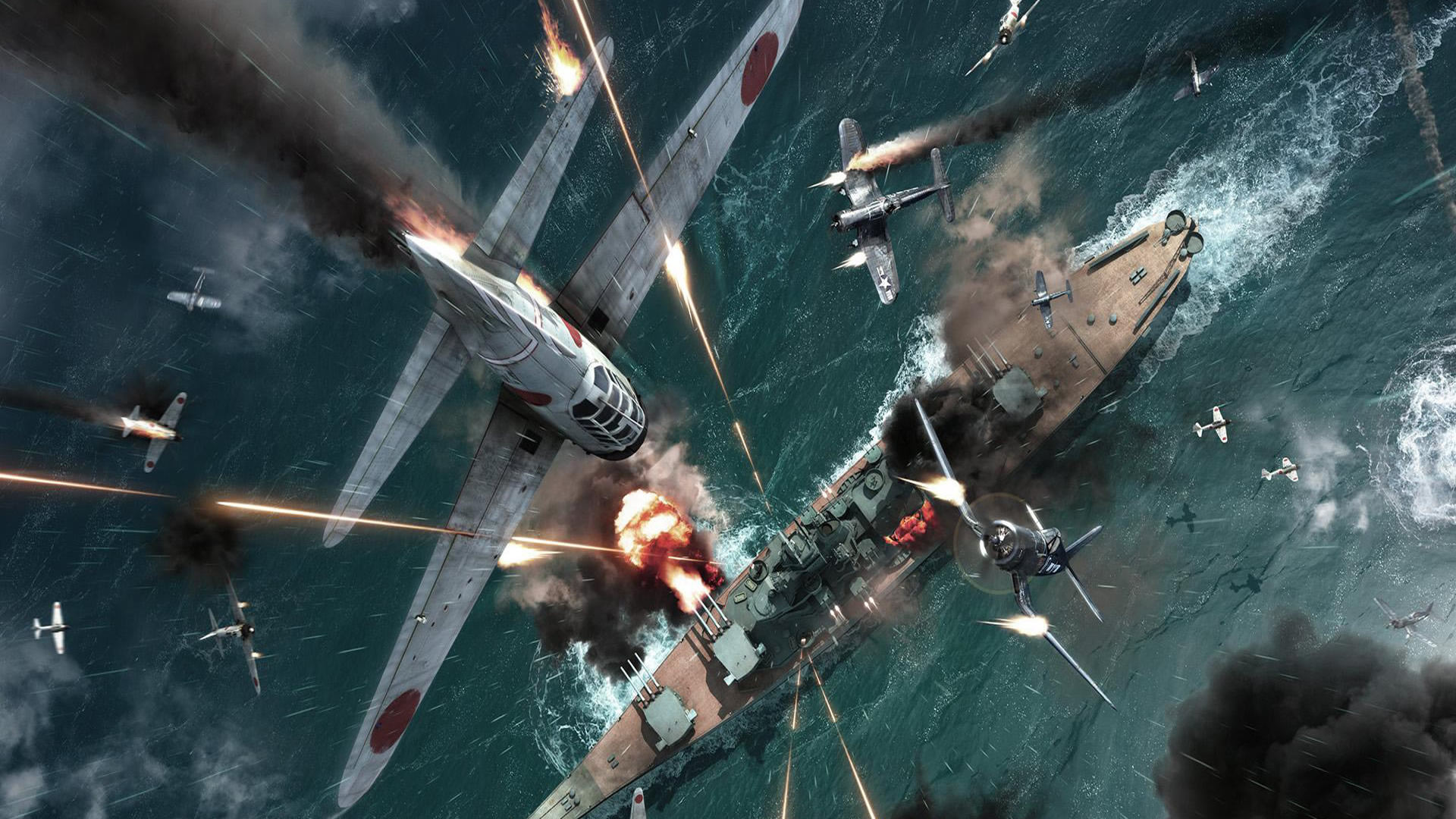 Battlestations Pacific HD Wallpaper Background Image
