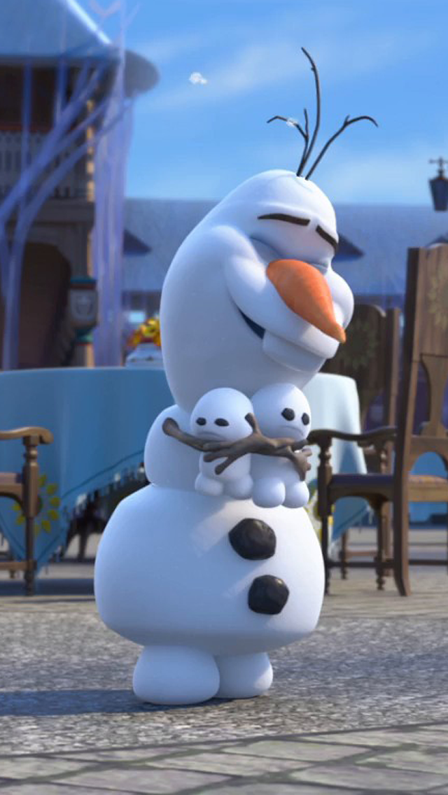 Frozen Uma Aventura Congelante Olaf Phone Wallpaper