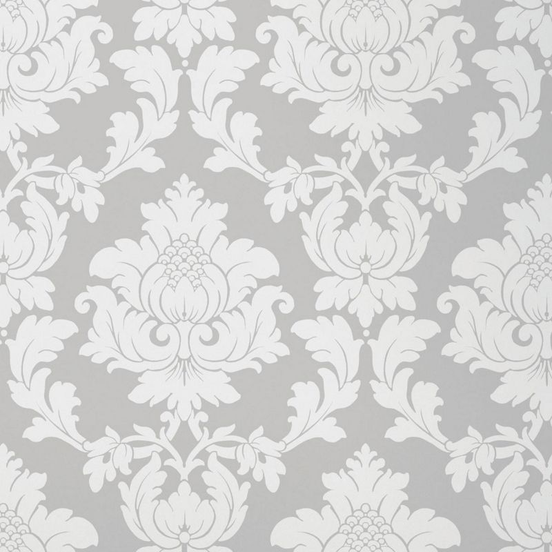 Price Search Results For Hb Fw Regency Damask Wallpaper Silver