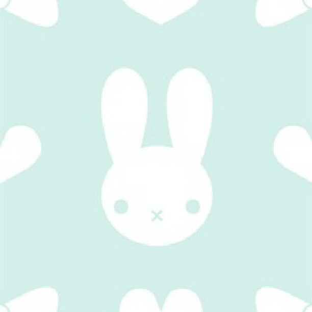Cute Kawaii Bunny Pattern Wallpaper Also Found On My In