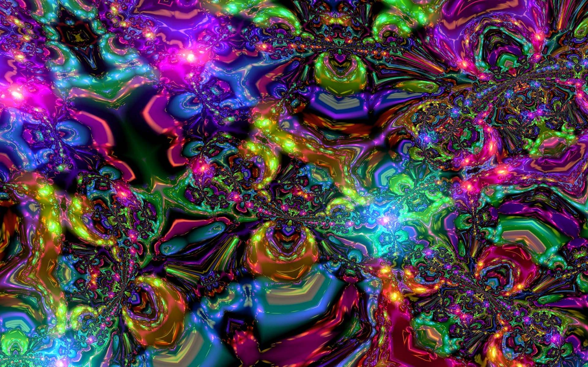 Psychedelic Landscape HD Wallpaper Full