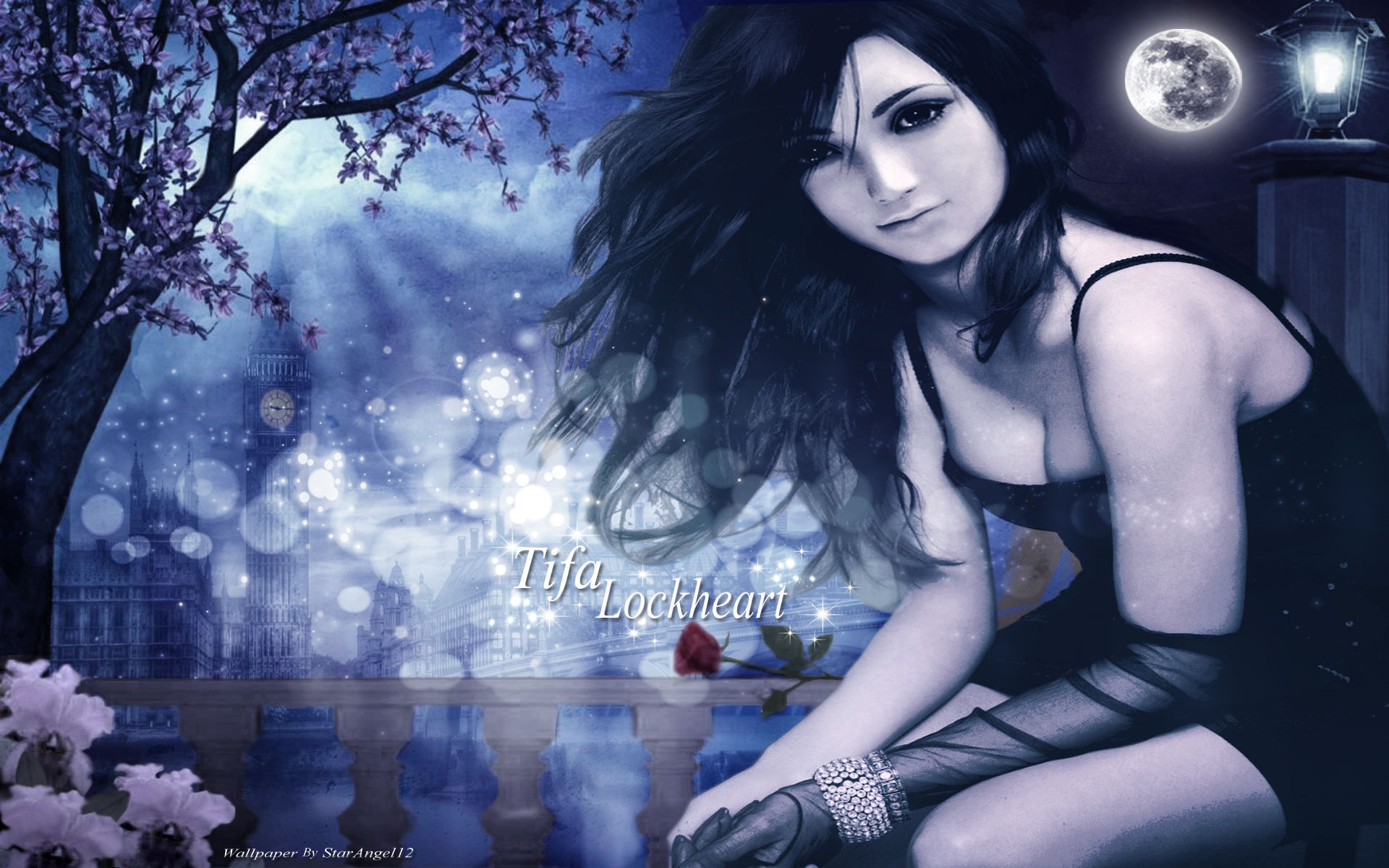 Final Fantasy Vii Tifa Lockheart Fan Art Wallpaper