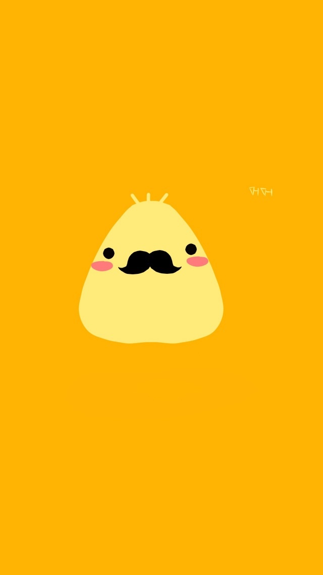 Friggin Cute Mustache Wallpaper For iPhone I P H O N E