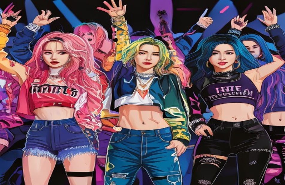 Bts And Blackpink Anime Wallpaper