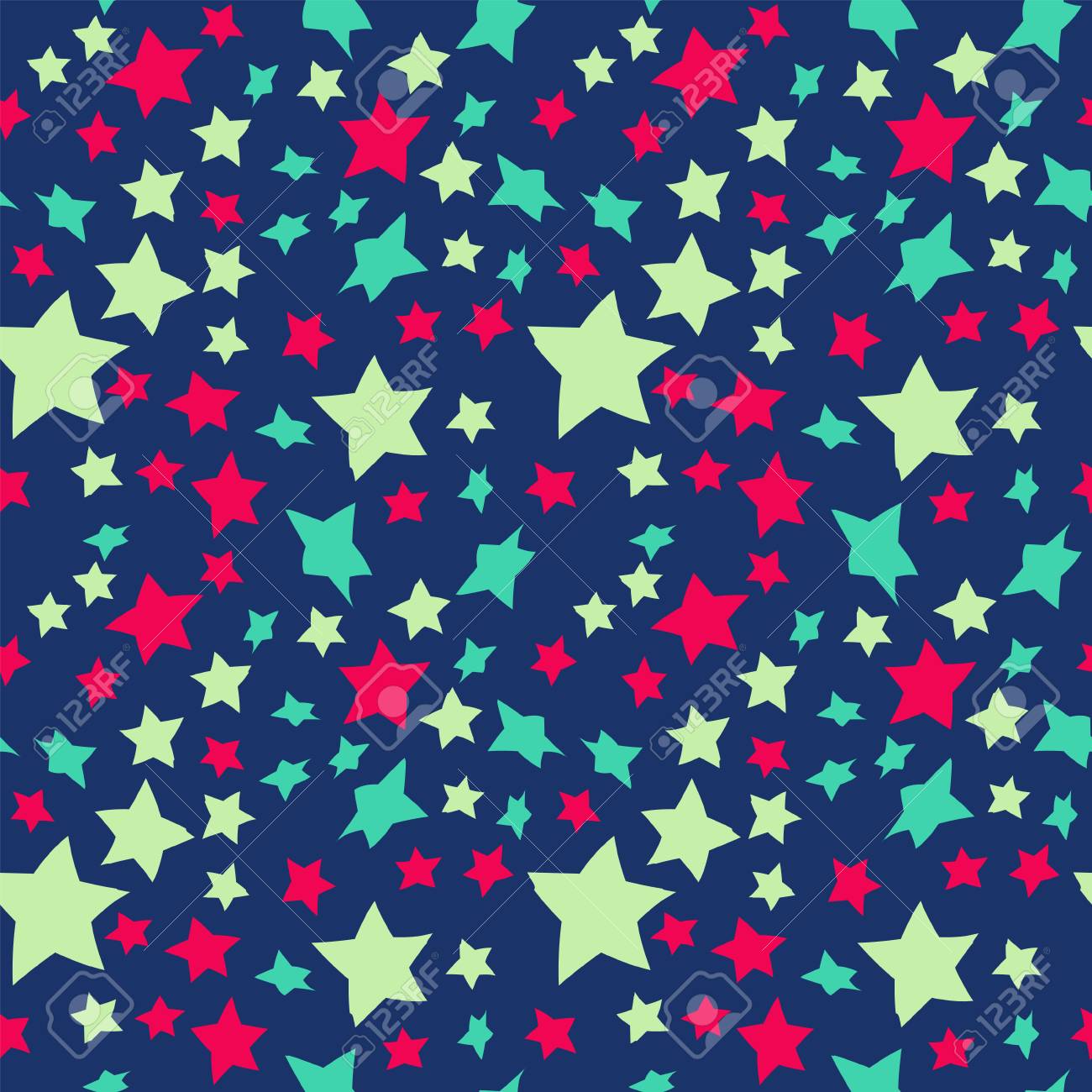 Star Patterned Wallpaper For Scrapbooking Memphis Style Royalty