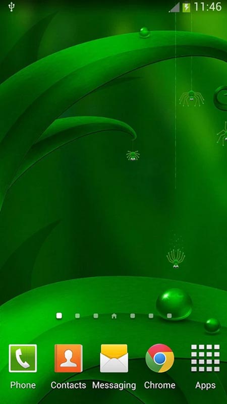 Android Apps Green Live Wallpaper