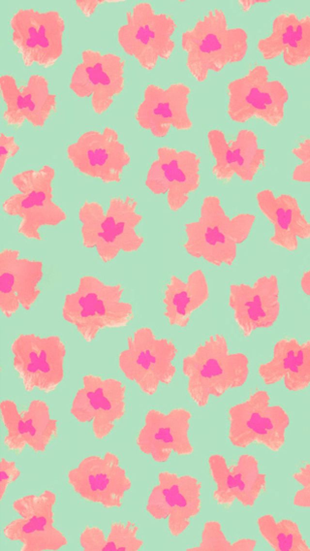 Pastel Floral iPhone Wallpaper Background