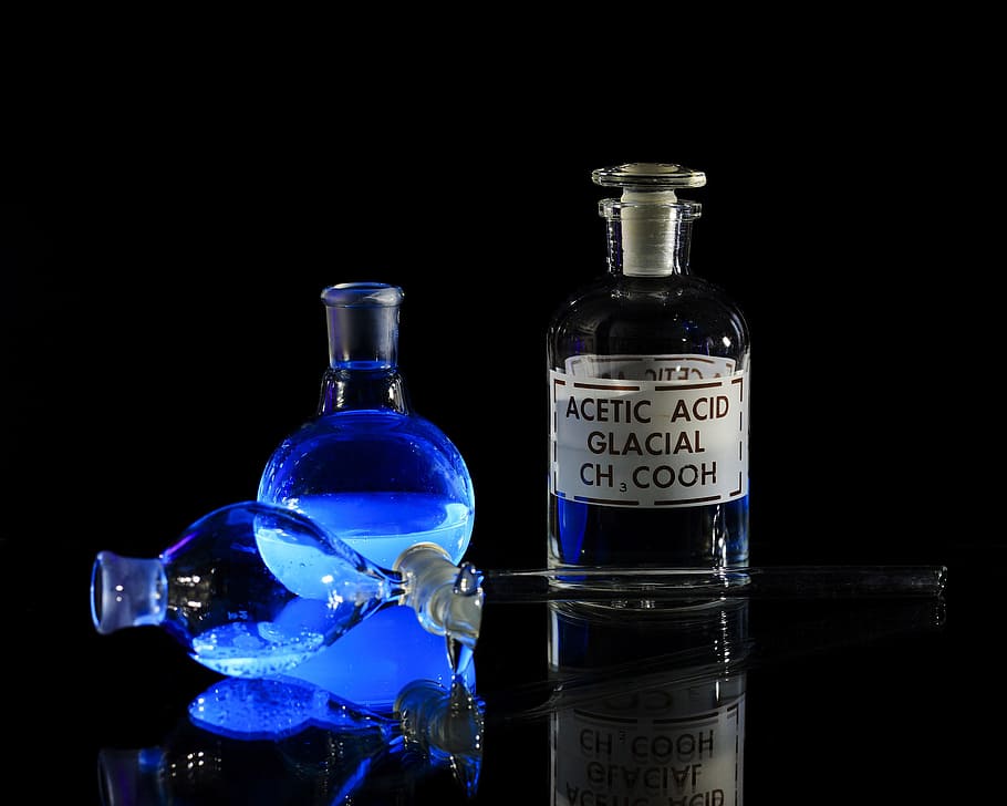 HD Wallpaper Chemical Solutions Glowing Uner A Black Light