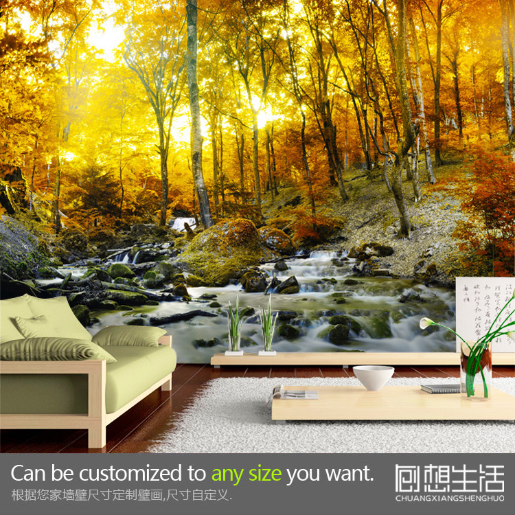 Mural The natural landscape mural wallpaper personalized customized 750x750