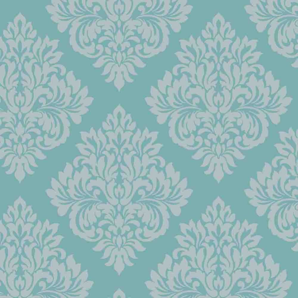 Displaying 19 Images For   Teal And Brown Damask Wallpaper