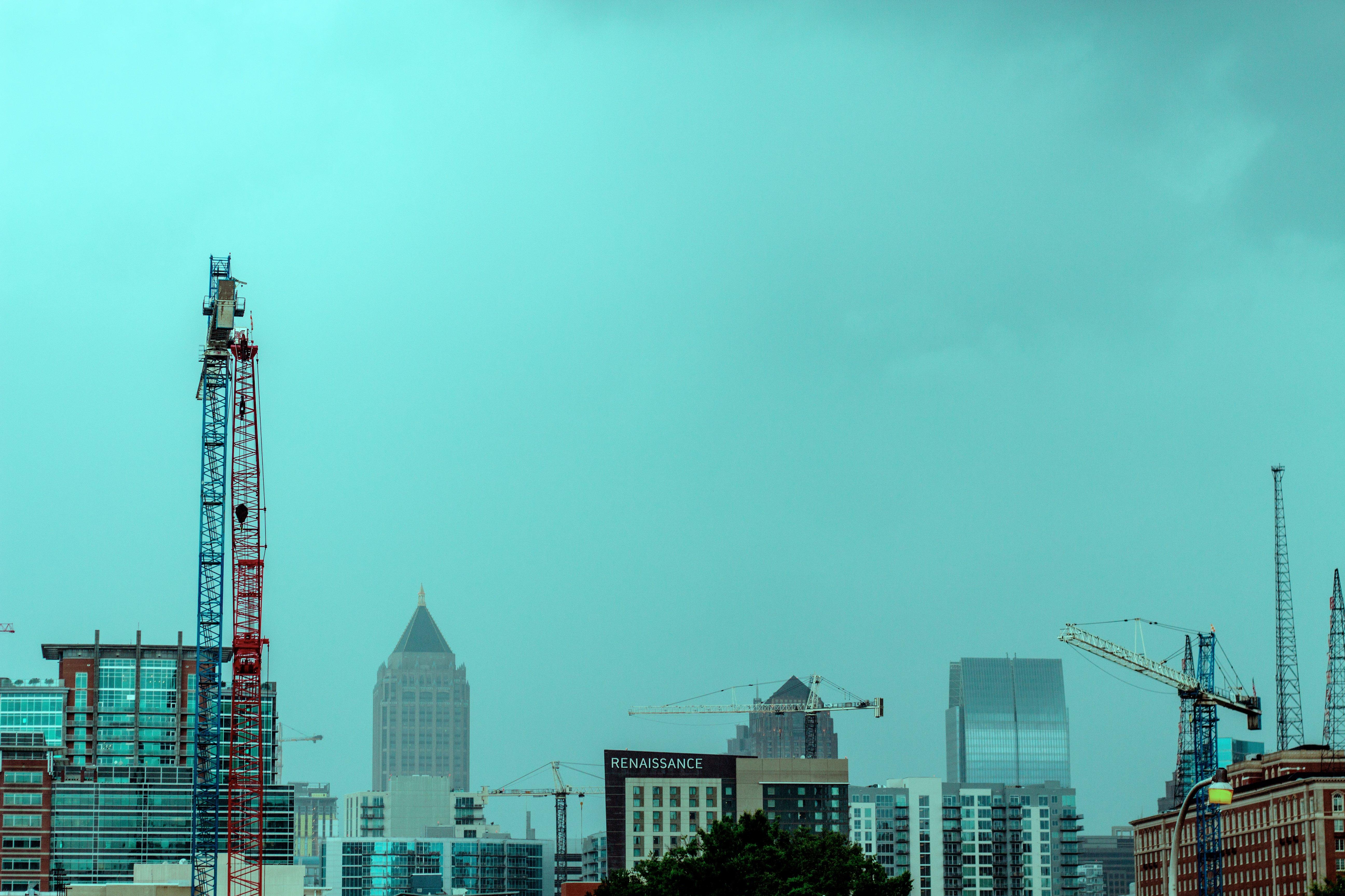Atlanta On A Rainy Day 4k Wallpaper